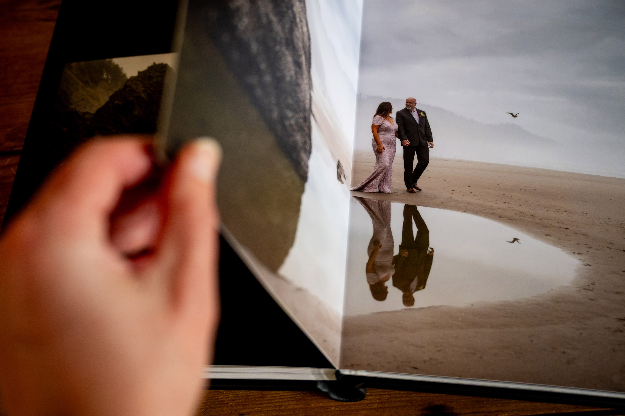 Italian Leather Elopement Wedding Albums by Elope Adventurously