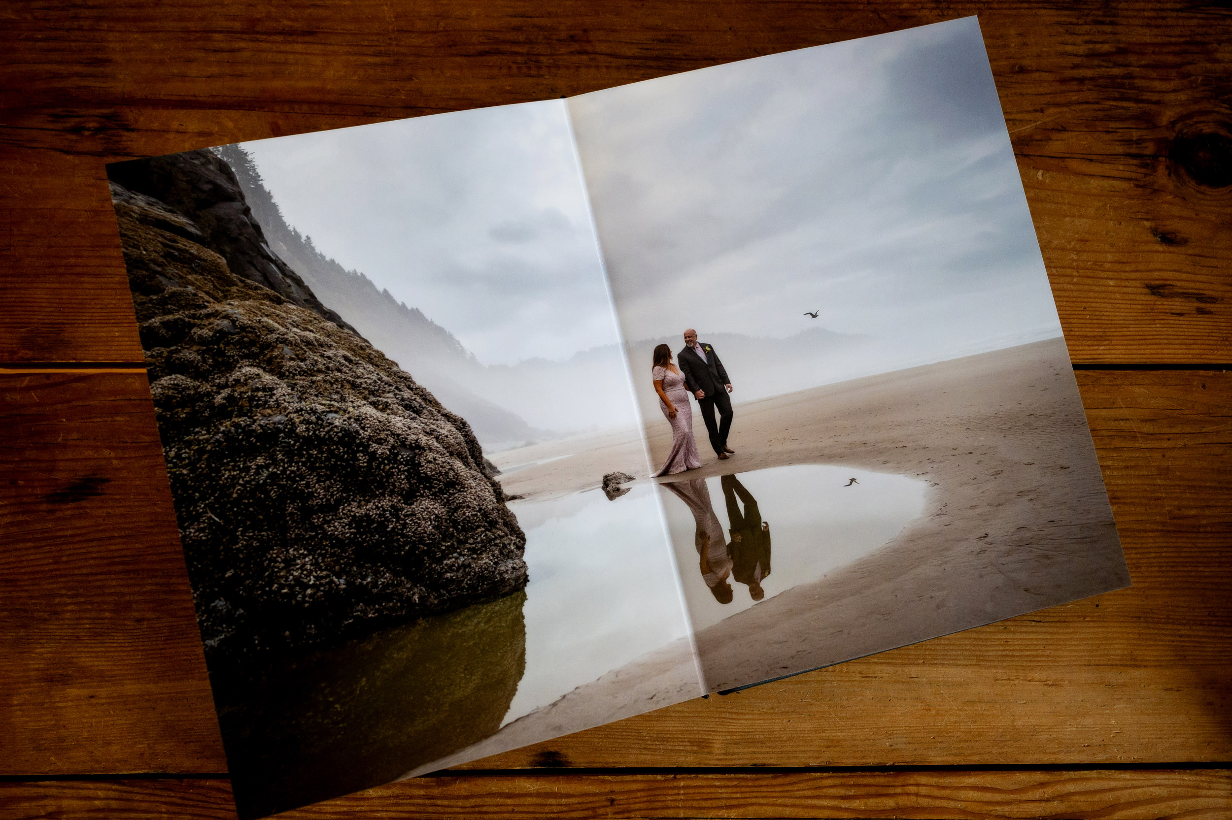 Italian Leather Elopement Wedding Albums by Elope Adventurously